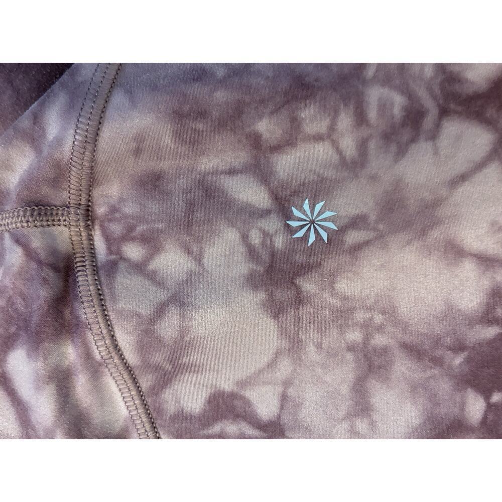 Athleta Salutation Stash Pocket II Pink Tie Dye 7/8 Leggings Size Medium - Picture 7 of 11